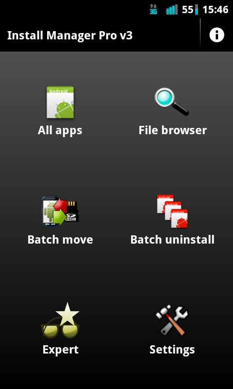 Install Manager v3(App2SD) 3.5.1. Скриншот 1