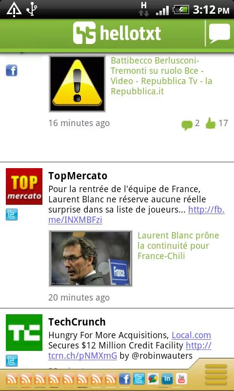 HelloTXTroid 4.0. Скриншот 1