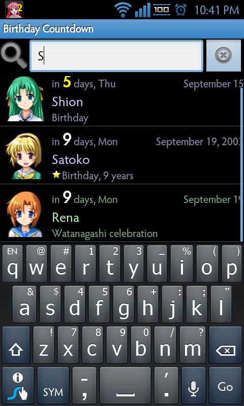 Birthday Countdown 4.0.4. Скриншот 3