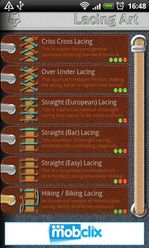 Lacing Art 1.2. Скриншот 3