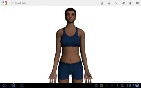 Google Body 1.2. Скриншот 3
