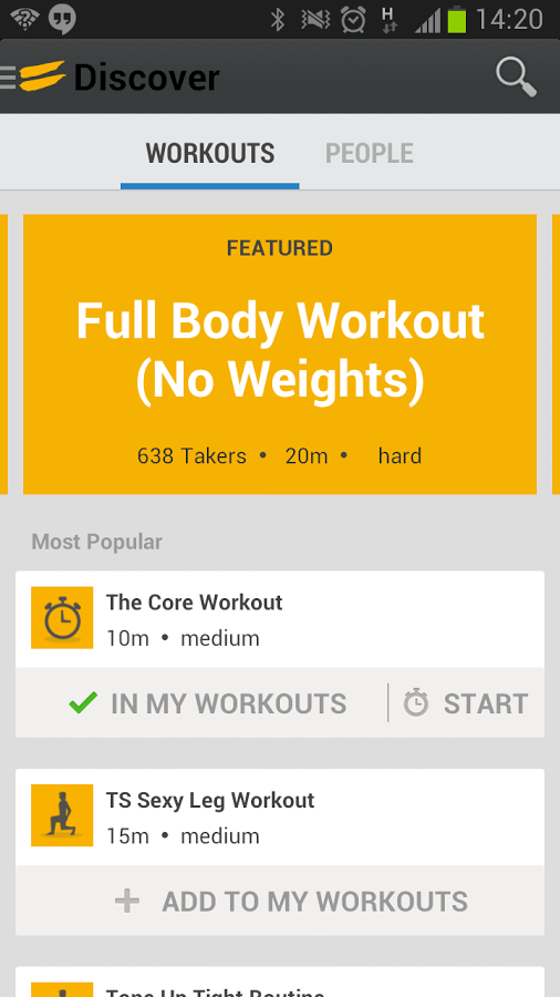 Tribesports Training 1.1.0. Скриншот 6