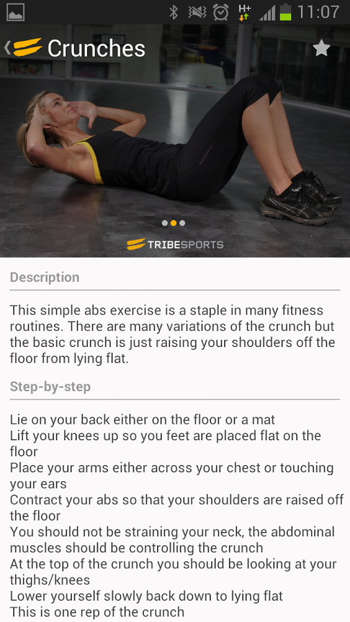 Tribesports Training 1.1.0. Скриншот 8