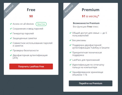 Сервис LastPass стал бесплатным на всех устройствах