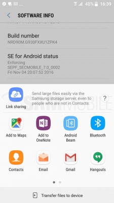 Как выглядит TouchWiz от Samsung на базе Android 7.0 Nougat