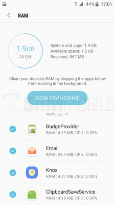 Как выглядит TouchWiz от Samsung на базе Android 7.0 Nougat