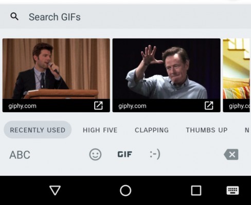 Клавиатура Google получила обновление и переименована в GBoard