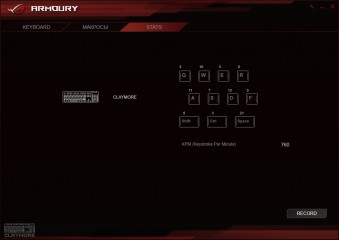 Обзор игровой клавиатуры ASUS ROG Claymore Core — Программное обеспечение. 5