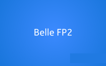 Официально вышло обновление Belle FP2