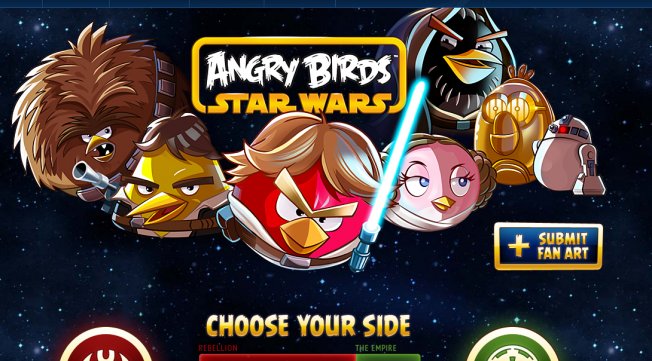 Angry Birds Star Wars: Выбери свою сторону