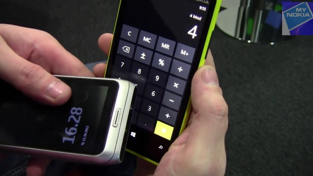 Nokia E7, как стилус для Lumia 920