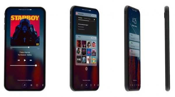 Новый концепт iPhone 8 демонстрирует Touch Bar в кнопке «Домой»