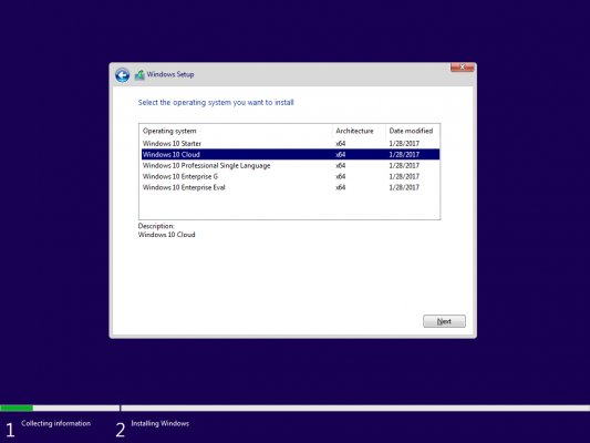 Появились первые скриншоты Windows 10 Cloud — упрощенной версии ОС