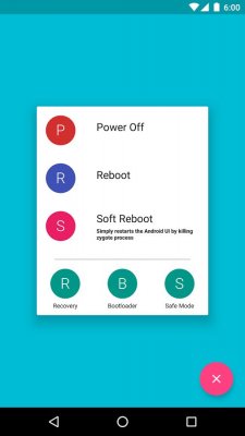 Как расширить меню выключения Android