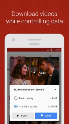 Вышло приложение YouTube Go для сохранения видео на Android
