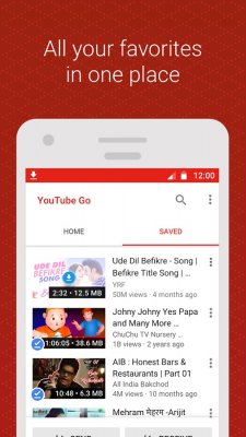 Вышло приложение YouTube Go для сохранения видео на Android