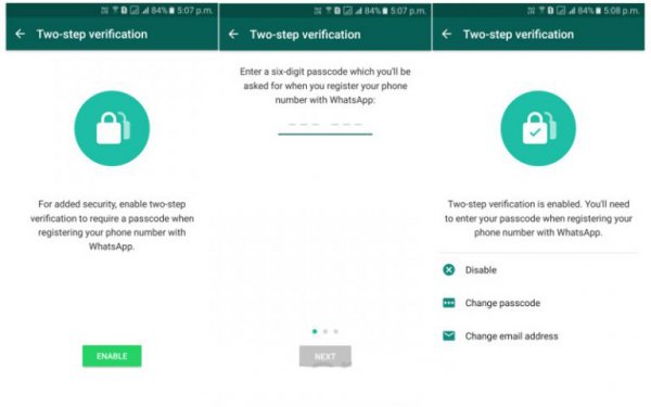 В WhatsApp* появилась двухфакторная аутентификация