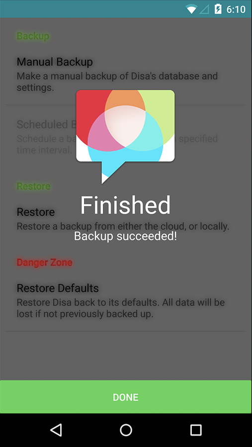 Disa 0.9.9.9. Скриншот 8