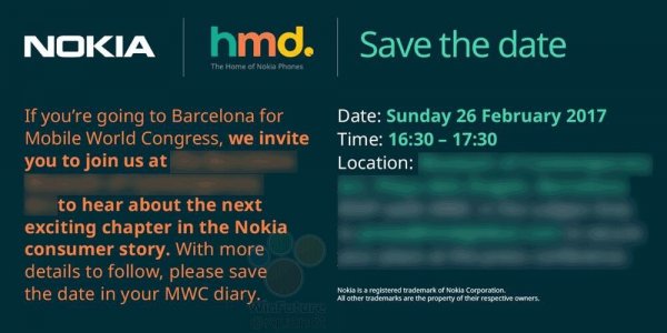 На MWC 2017 покажут три новых телефона Nokia и глобальную версию Nokia 6