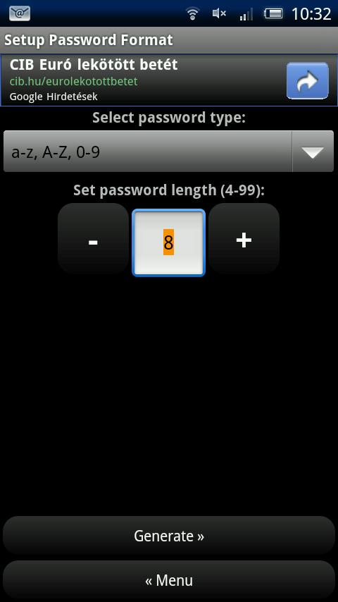 Password Generator 1.7.1. Скриншот 3