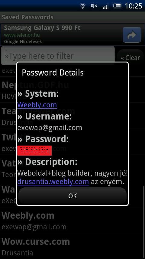Password Generator 1.7.1. Скриншот 7
