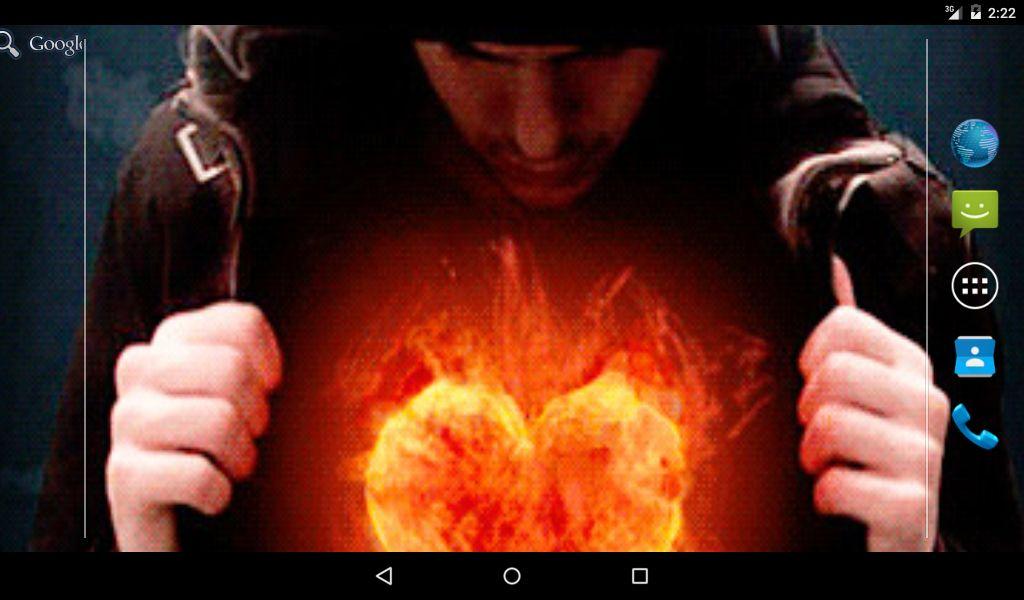 Fire Heart Live Wallpaper 1.0. Скриншот 5