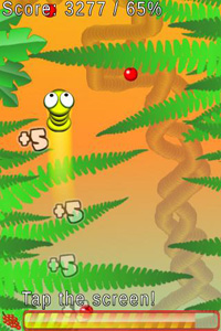 Прыгай, Червяк (Worm Jump). Скриншот 3