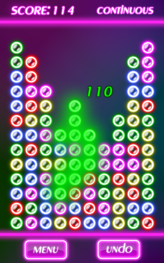 Bubble Breaker Neon 1.0. Скриншот 9