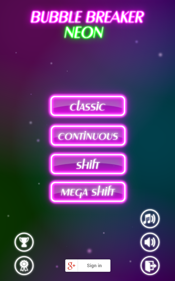 Bubble Breaker Neon 1.0. Скриншот 13