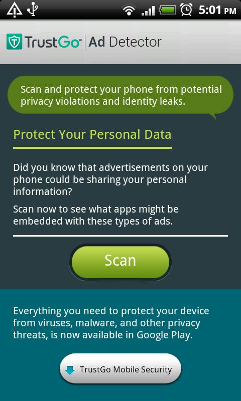 TrustGo Ad Detector 1.9.12. Скриншот 1