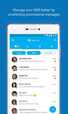 Microsoft запускает оптимизированный Skype Lite