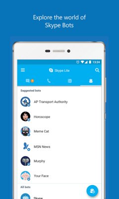 Microsoft запускает оптимизированный Skype Lite