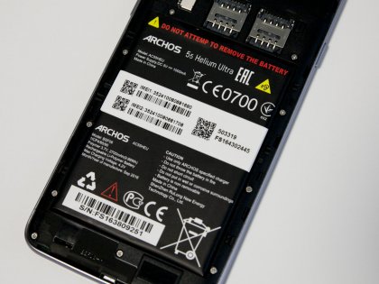 Обзор Archos 55 Helium Ultra — Аккумулятор. 1