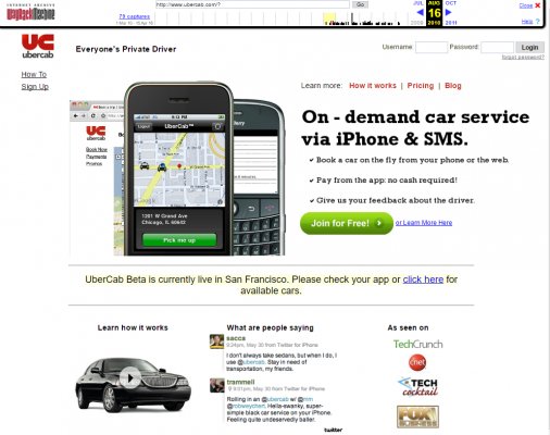 История компании Uber