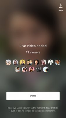 Instagram* научился сохранять трансляции