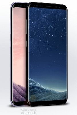 Официальные рендеры и некоторые секреты Galaxy S8 слили в сеть