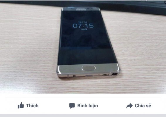 Фото восстановленного Galaxy Note 7R попали в сеть