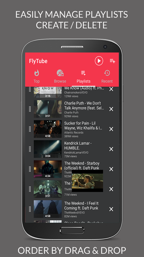 FlyTube Music 1.5.1.0. Скриншот 5