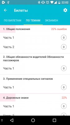 Готовимся к экзамену по ПДД на смартфоне