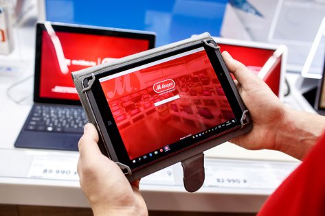 М.Видео и Microsoft снабдят продавцов планшетами на Windows