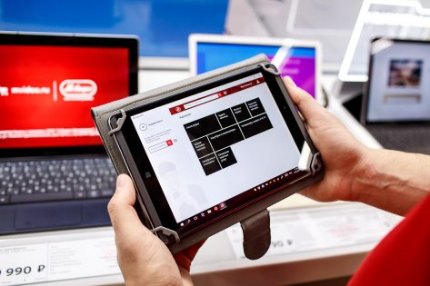 М.Видео и Microsoft снабдят продавцов планшетами на Windows