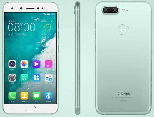 Смартфон Gionee S10 получил двойную фронтальную камеру