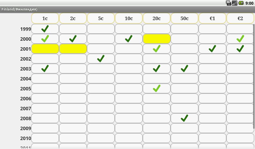 Монеты Евро и США 4.2. Скриншот 17
