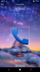Как закреплять свои плитки приложений на рабочем столе Windows 10 Mobile