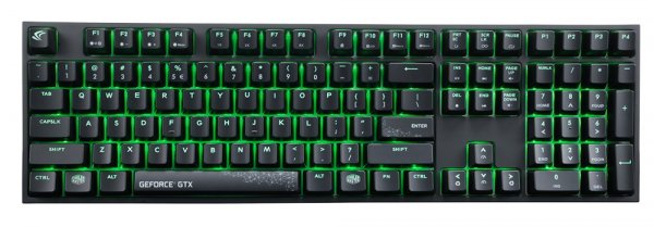 Cooler Master представила клавиатуру для поклонников NVIDIA