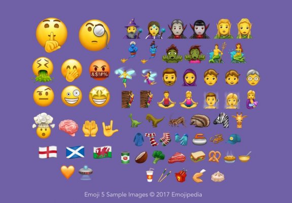 В Unicode 10 появилось 56 новых смайликов