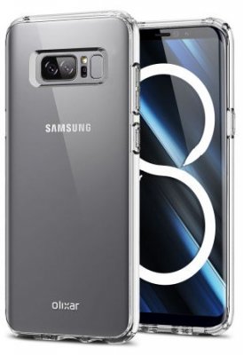 Появились чехлы для Galaxy Note 8, раскрывающие его дизайн