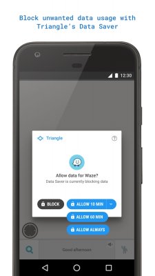 Triangle — приложение Google для экономии мобильного трафика