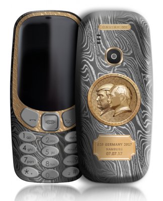 Caviar выпустила титановый Nokia 3310 в честь встречи Путина и Трампа