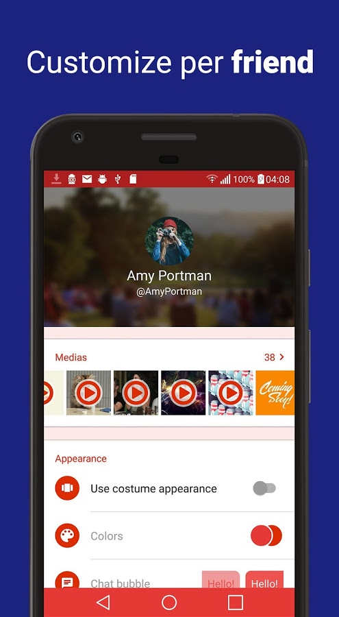 Aquila Messenger 1.0.6. Скриншот 4